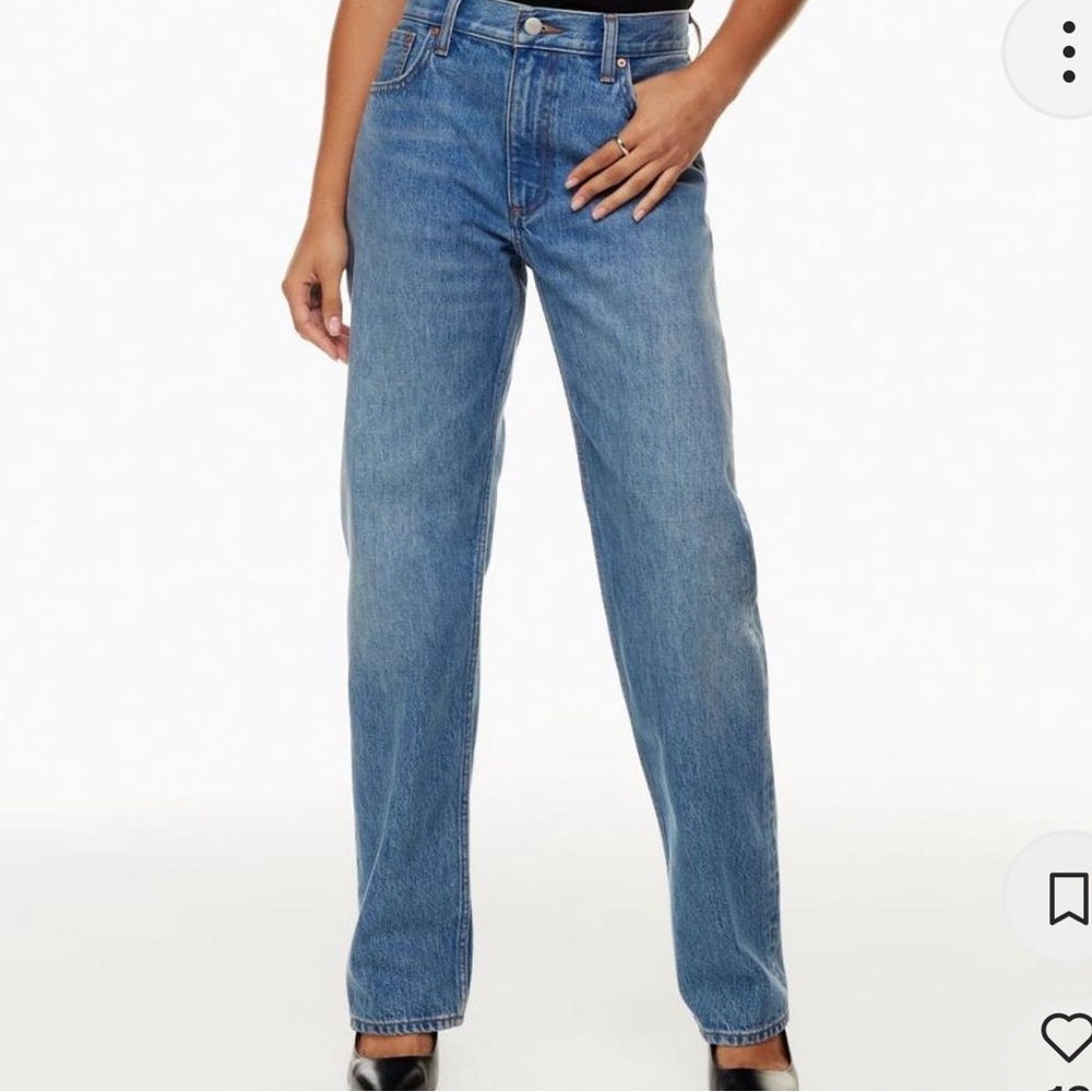 Aritzia denim forum Joni mid rise loose jean